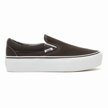 Női Vans Classic Platform Platform Cipő VA6124589 Fekete